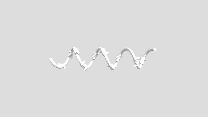 barbed Wire 3D Model