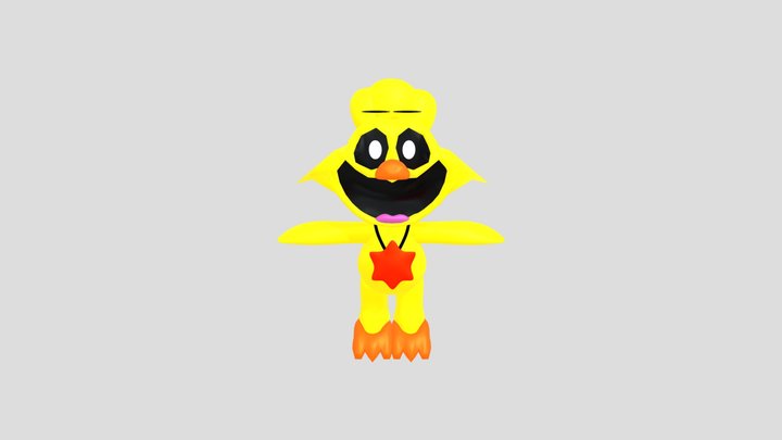 (Cycles) Kickin Chickin 4_0 3D Model