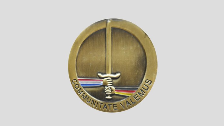 Medaille Corps Münster 3D Model