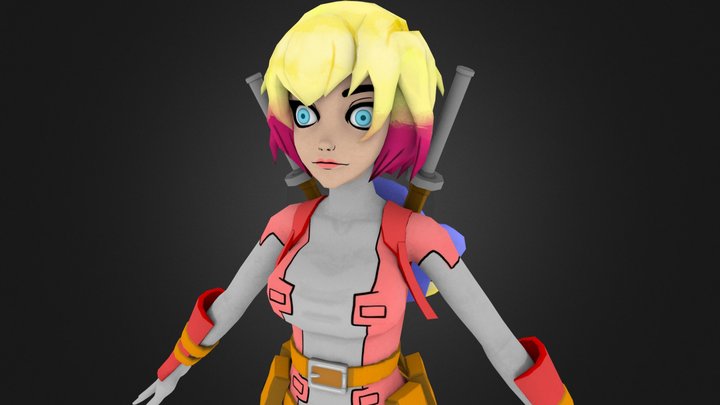 Gwenpool 3D Model