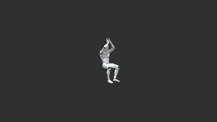 Applauds_sitting_down_v3 3D Model