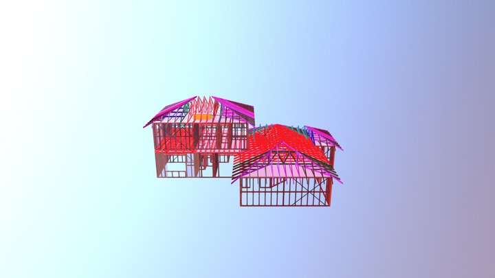 Pryda 2 Storey House 3D Model