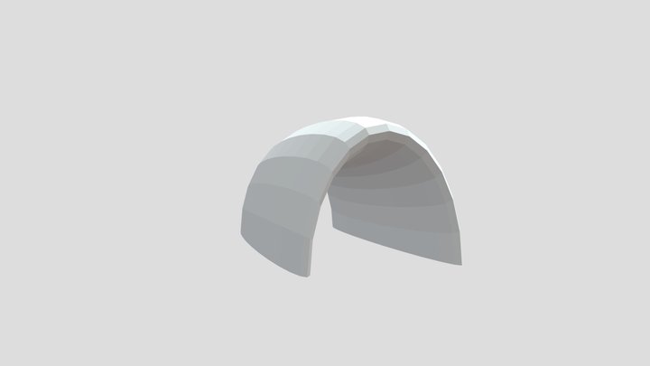 Cave or Tunnel 3D Model