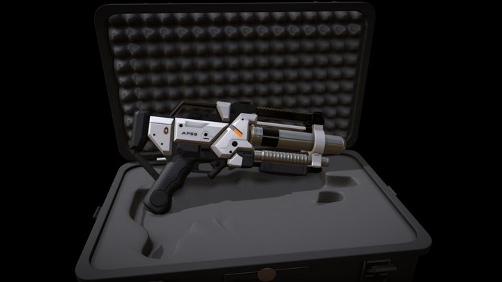 Weapon Mass effect 2 3D Model