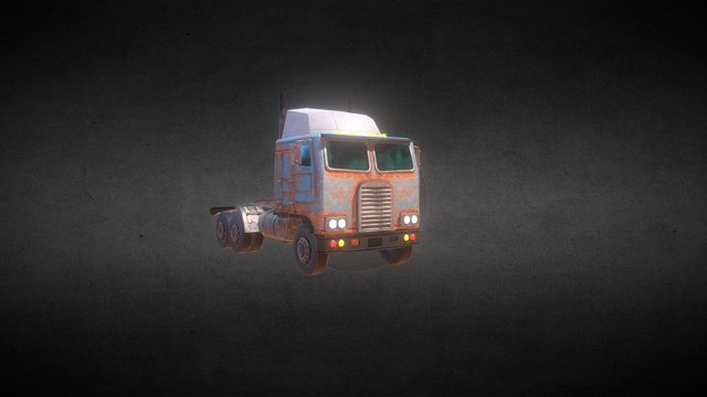 Convoy Rusty blue 3D Model