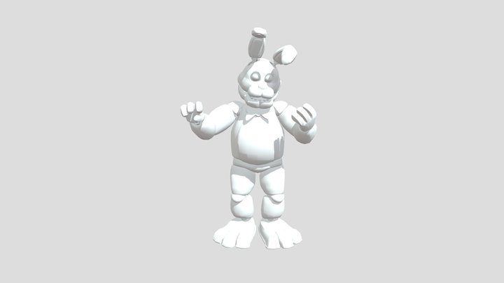 Bonnie the Bunny (Blank Model) 3D Model