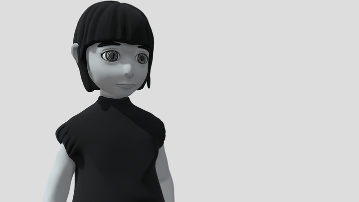 child_in_black 3D Model
