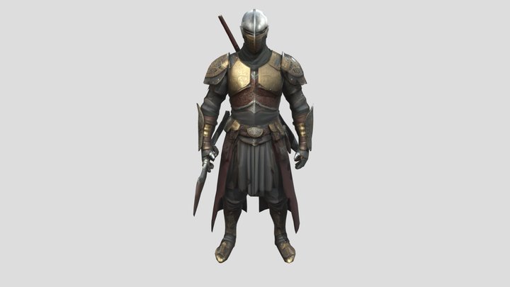 Silent Warrior 3D Model