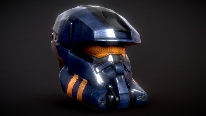 Halo - EOD Helmet 3D Model