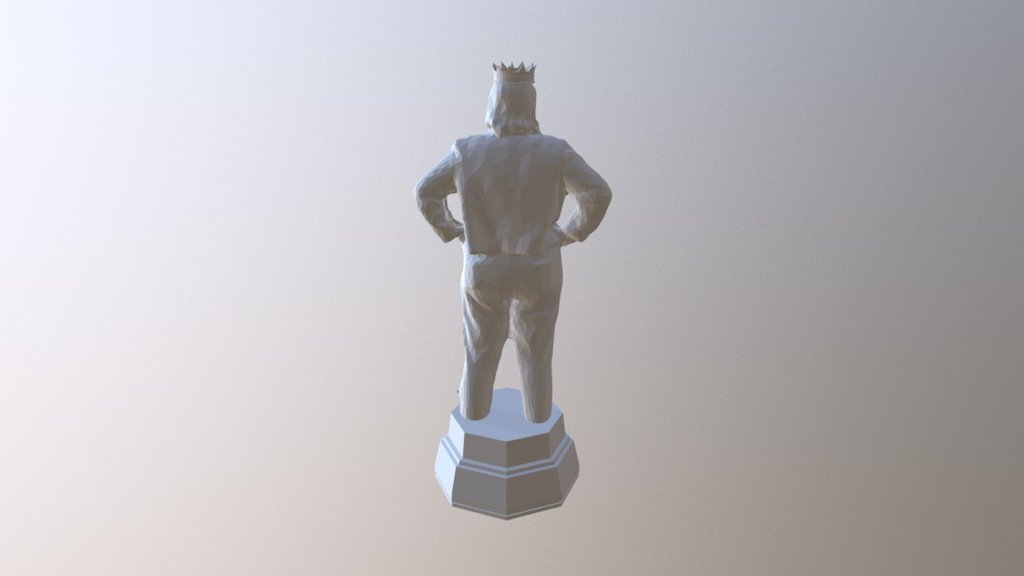 White King Chess Piece