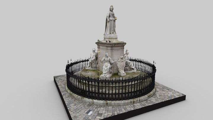 St Paul's Statue Of Queen Anne – Modello 3D gratuito STL