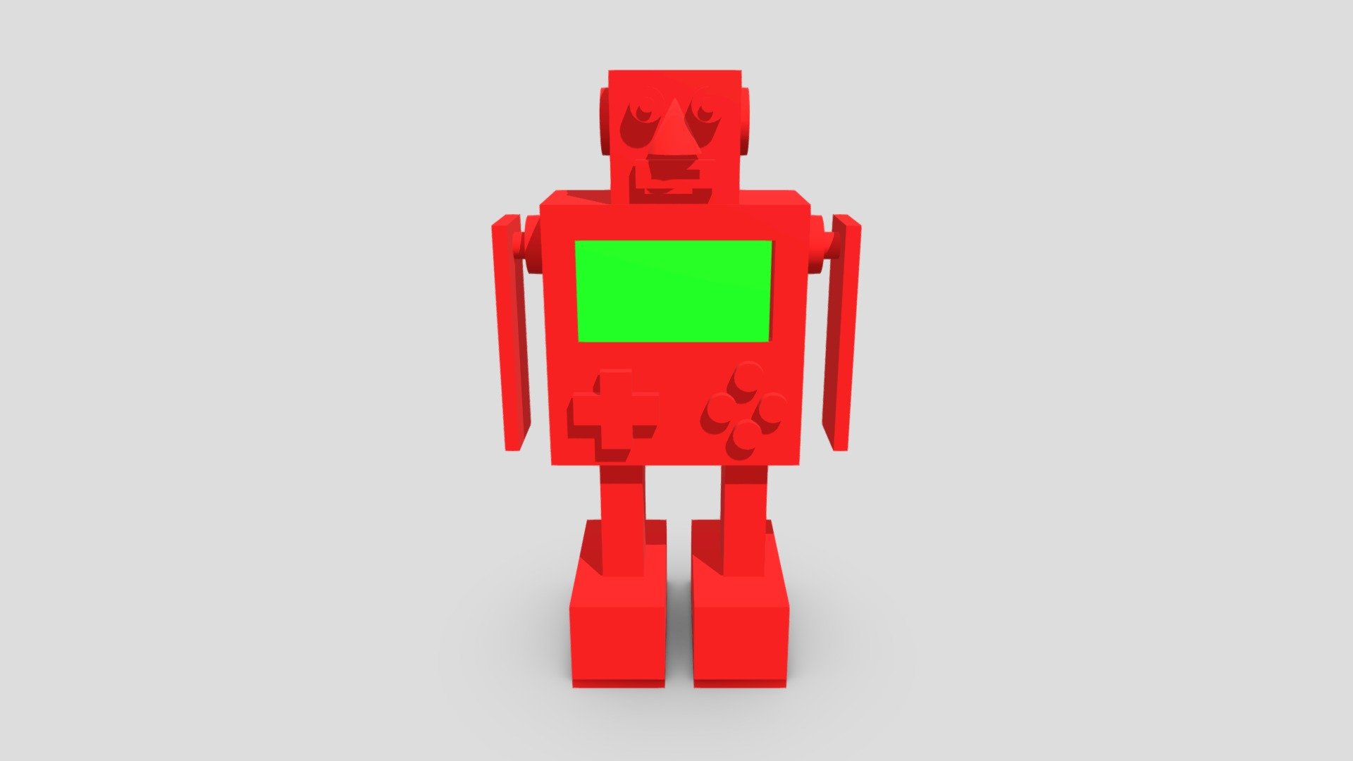 robô com um intuito de ser brinquedo