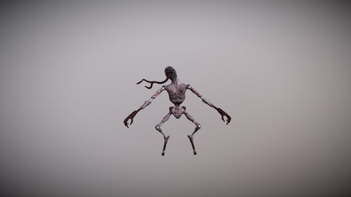 80s-themed-monster-character 3D Model