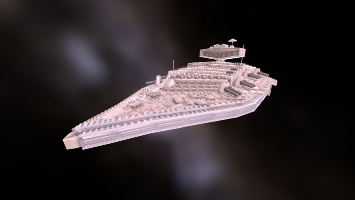 Star Destroyer Lego 3D Model