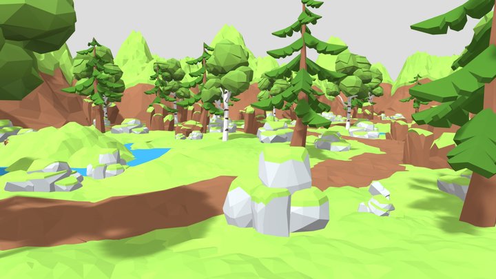 Chicken_gun_fruzer_dark_forest 3D Model
