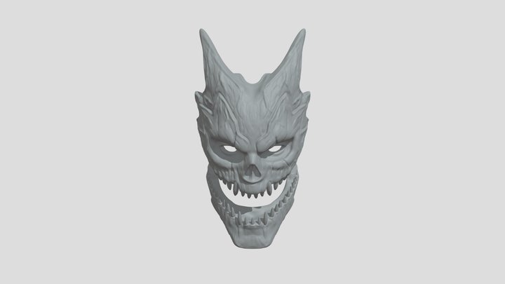 KAIJU NO. 8 mask 3d printable 3D Model