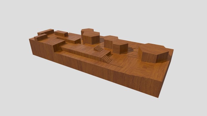 UNIL Nouveau bâtiment sciences humaines Lausanne 3D Model