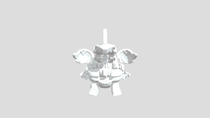 Cross Dragonoid 3D Model