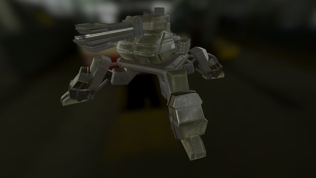 Sentry Gun : "The Bulldog" 3D Model
