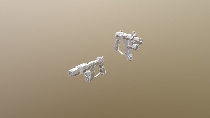 Shadows of Equestria - Hoof Gun wipFINAL 3D Model