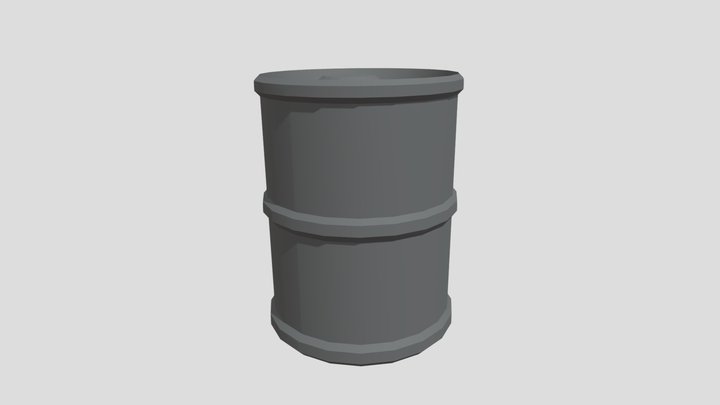 OilDrum.fbx 3D Model