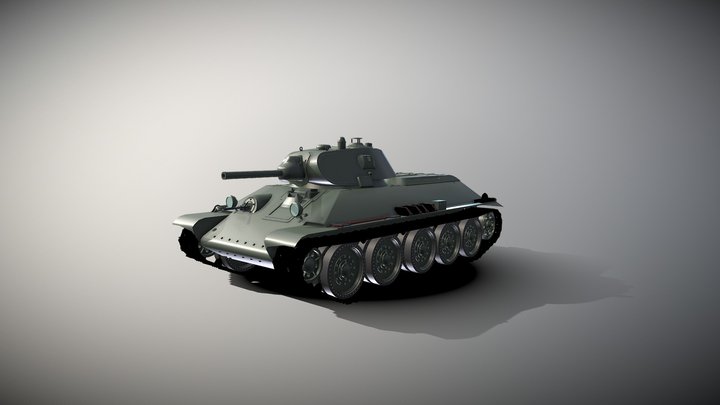 T-34(1940) 3D Model