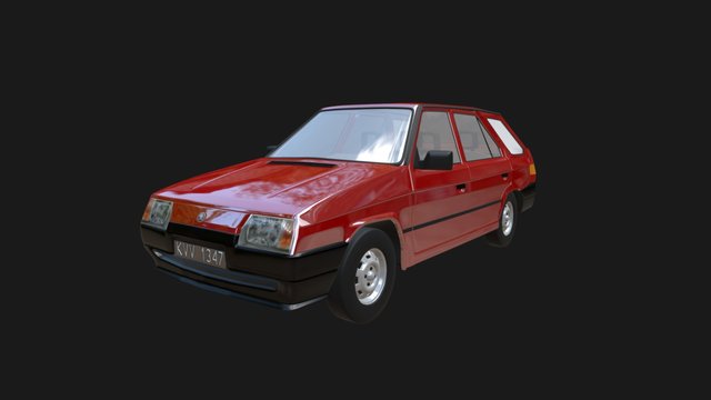 Skoda Forman 3D Model