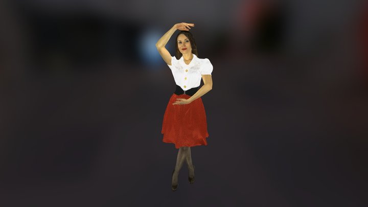 Olga 3d scan model 2 3D Model