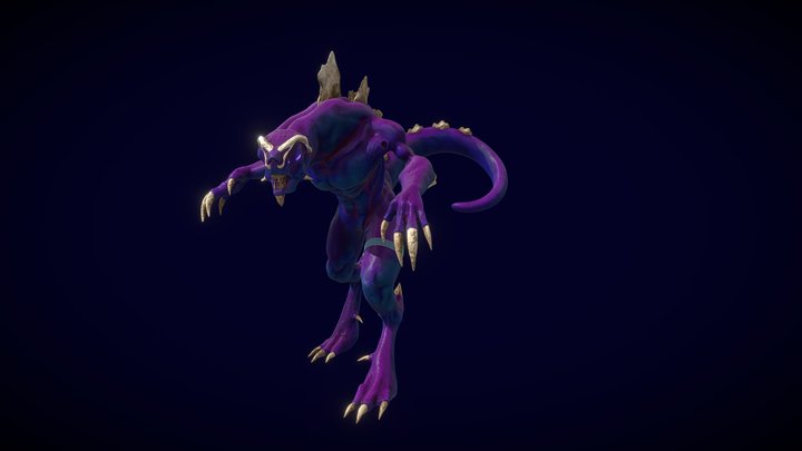 Kaiju : Snaky Samy 3D Model