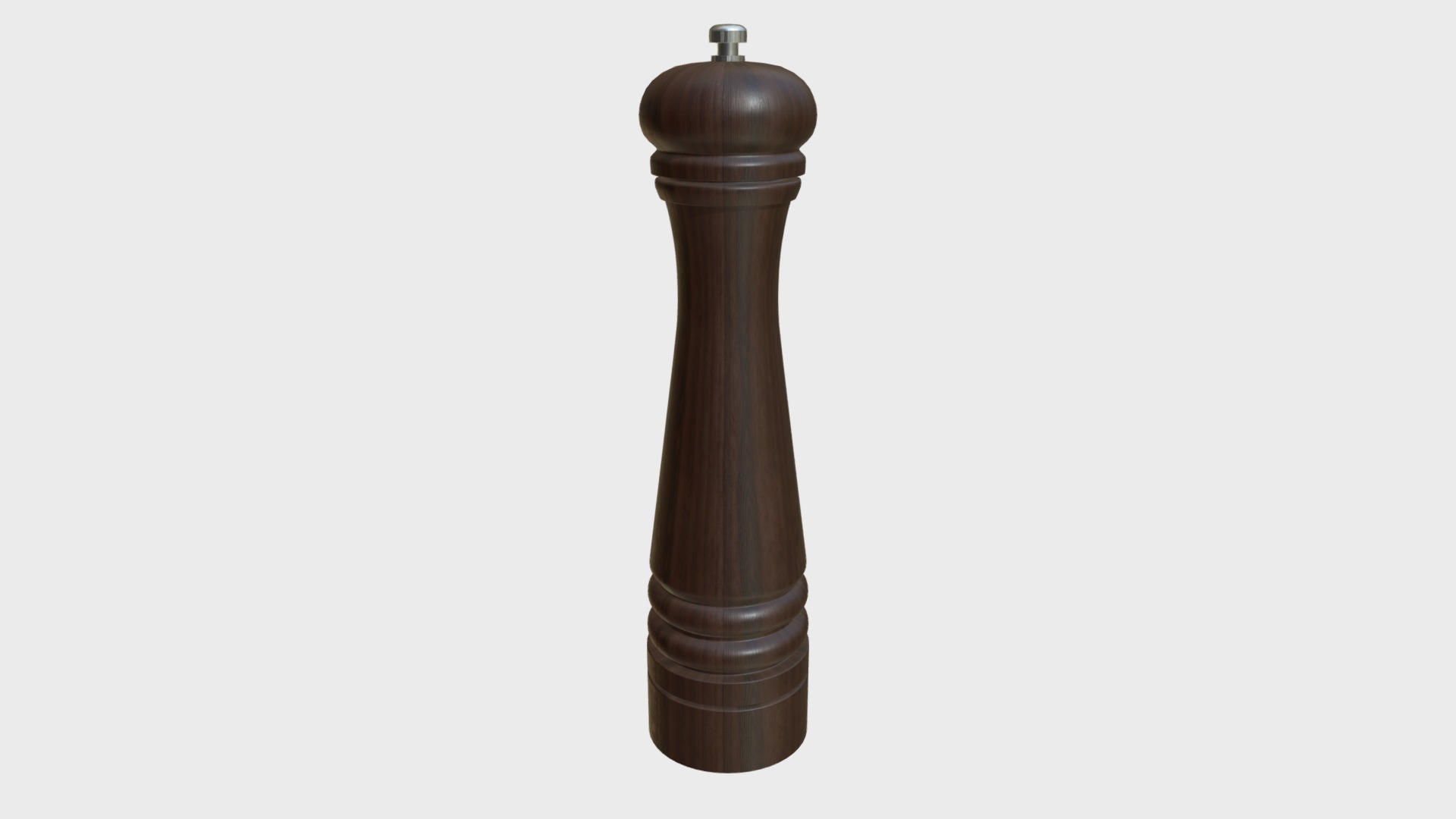 3D model Pepper mill - This is a 3D model of the Pepper mill. The 3D model is about a black cylindrical object.