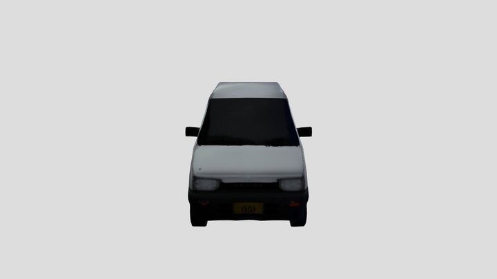 Vaz 1111 oka low poly