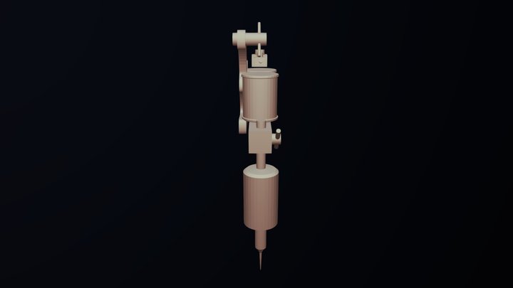Tattoo Machine 3D Model