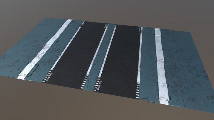 Sci-Fi Pathway 3D Model