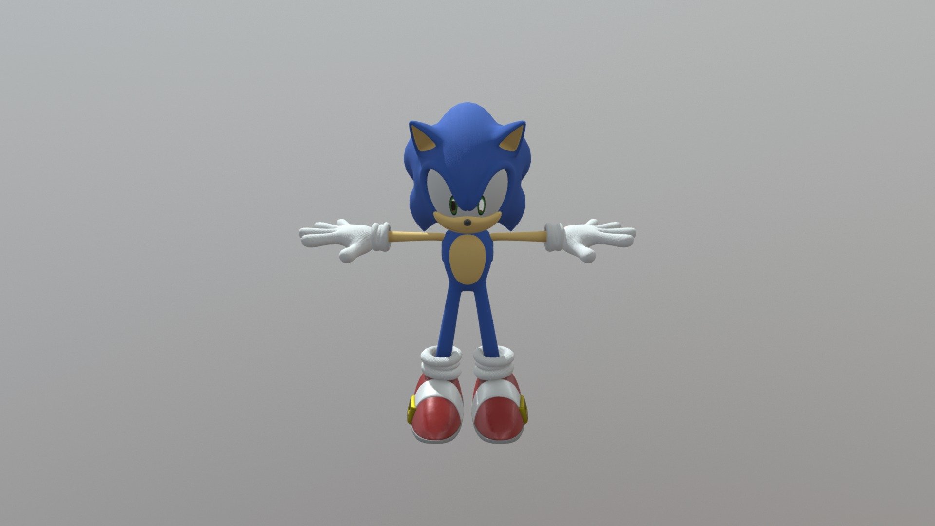Sonic - 3D model by Jaayyykoub [9d4a2f0] - Sketchfab