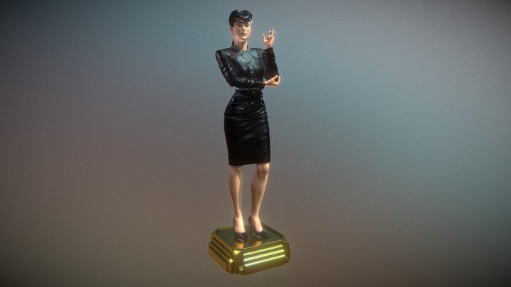 Rachael - Blade Runner (painted) 3D Model