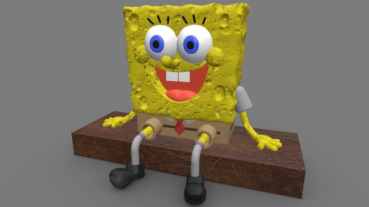 Spongebob Squarepants (3d Printable) 3D Model