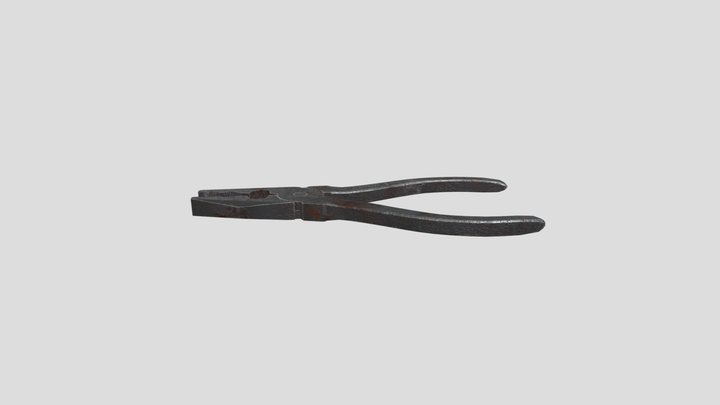Soviet Pliers 3D Model