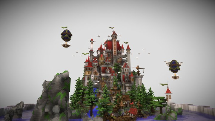 Dream Castle Spawn | Hub 3D Model