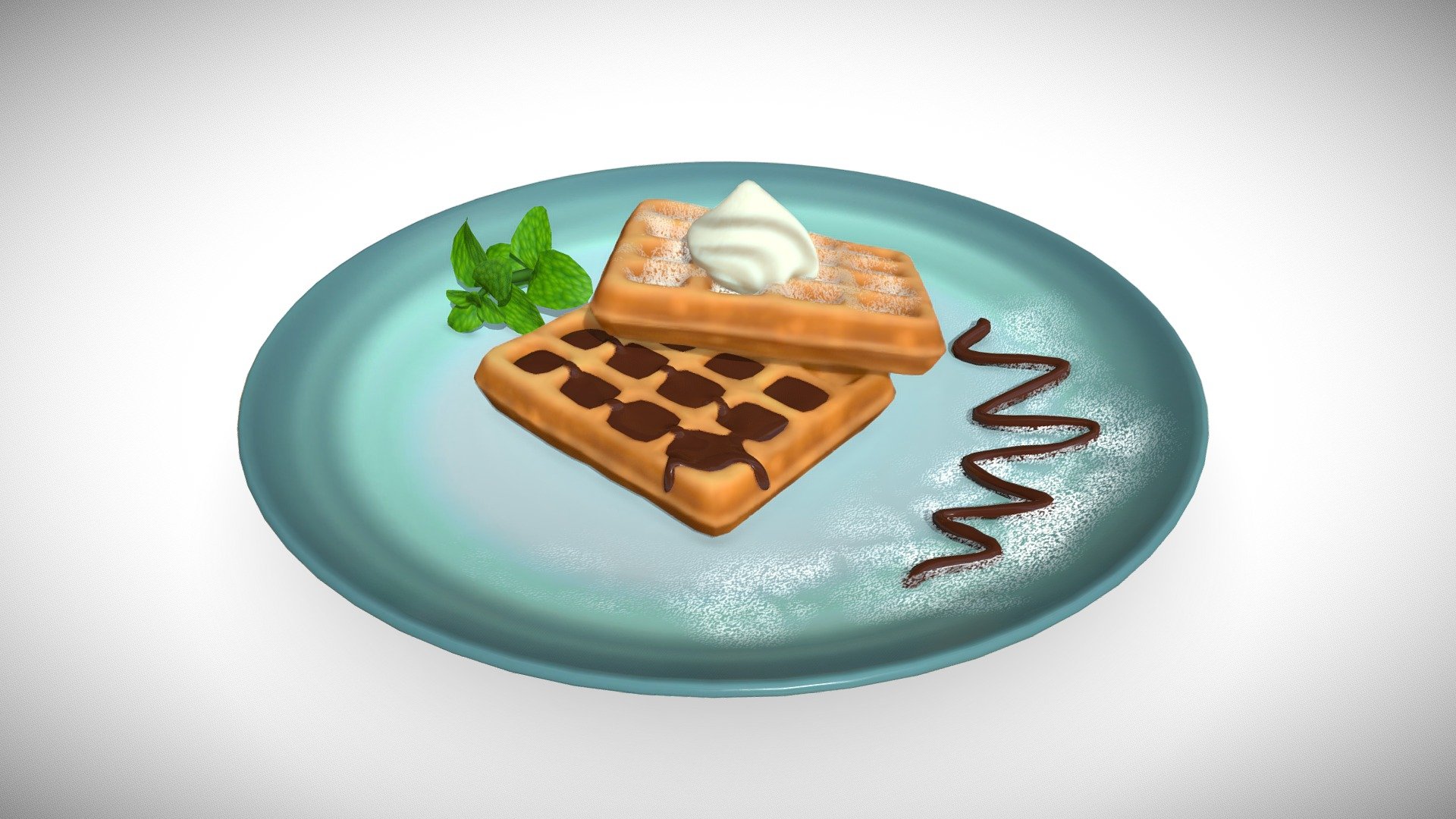 Belgian Waffle Download Free 3D model by Senkinsky [9d4be97] Sketchfab