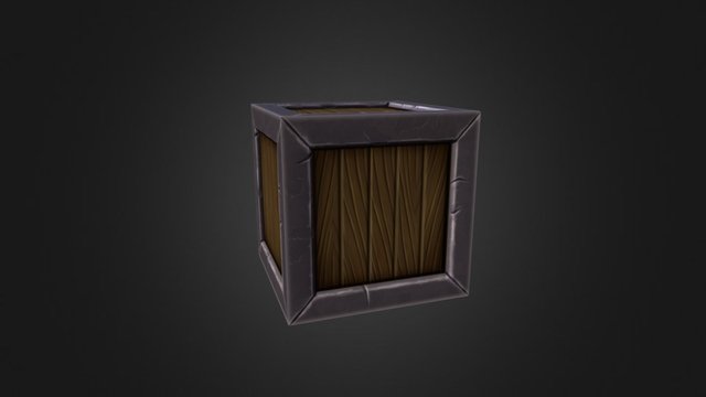 Crate 3D Model