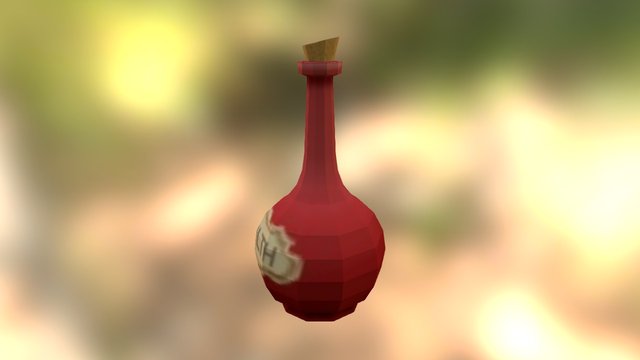 Potion Bottle 3D Model
