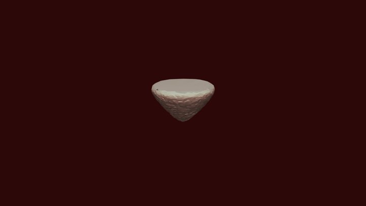Stylized Rocky Platform 3D Model