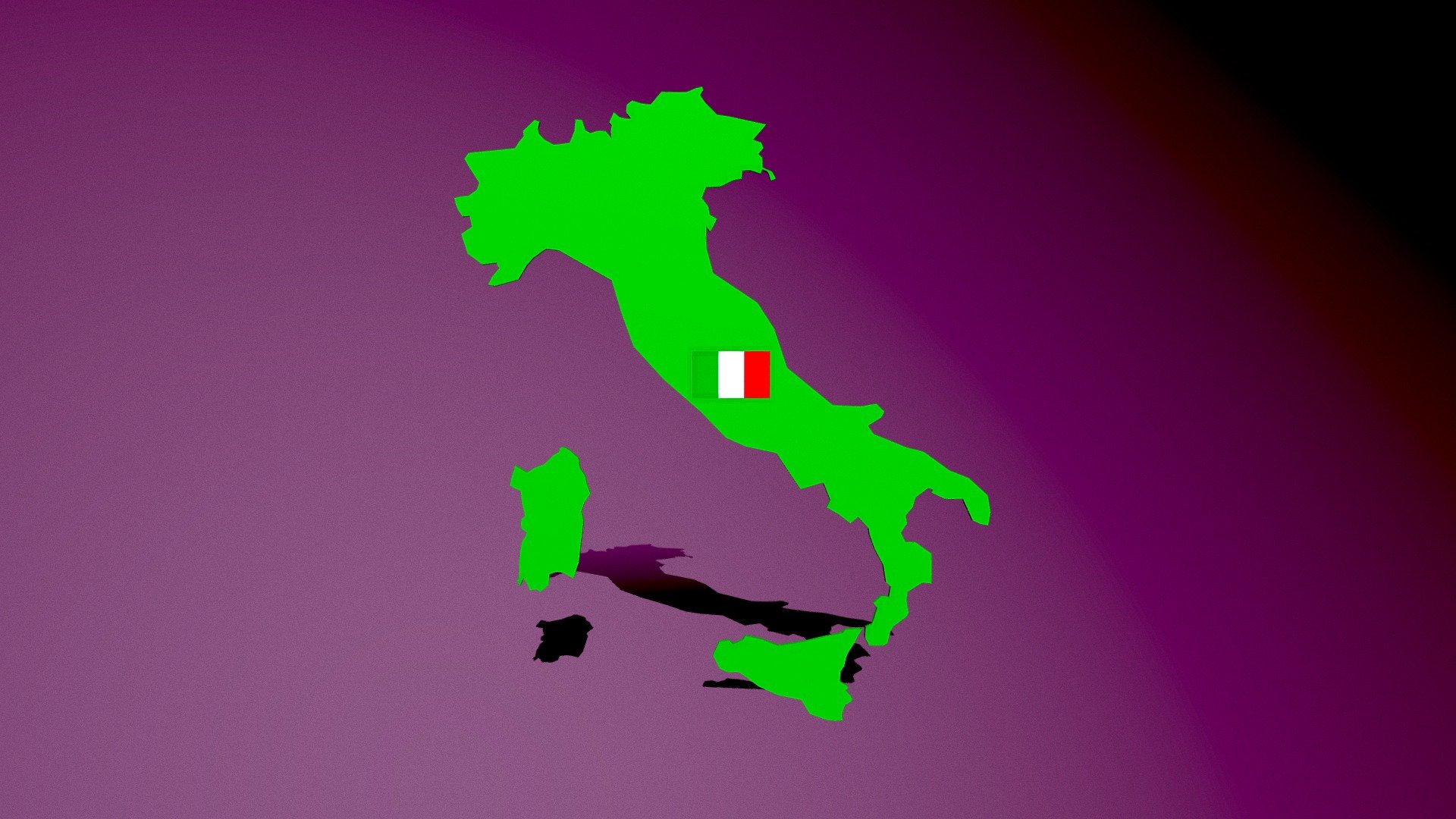 3D Italy Map - Download Free 3D model by Yanez Designs (@Yanez-Designs