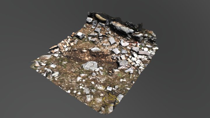 Trench 1 (gully excavated) 3D Model