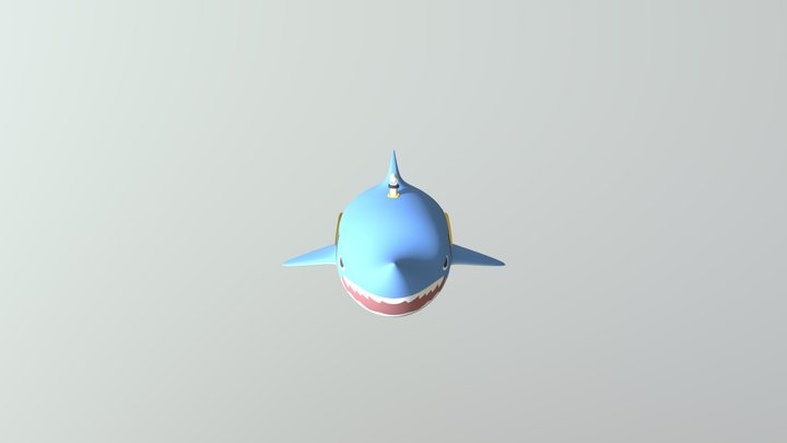 Shark Submarine 3D Model