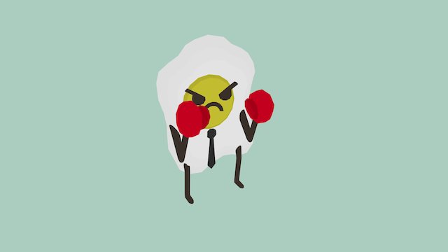30Days3D Day 13: Beating Eggs 3D Model