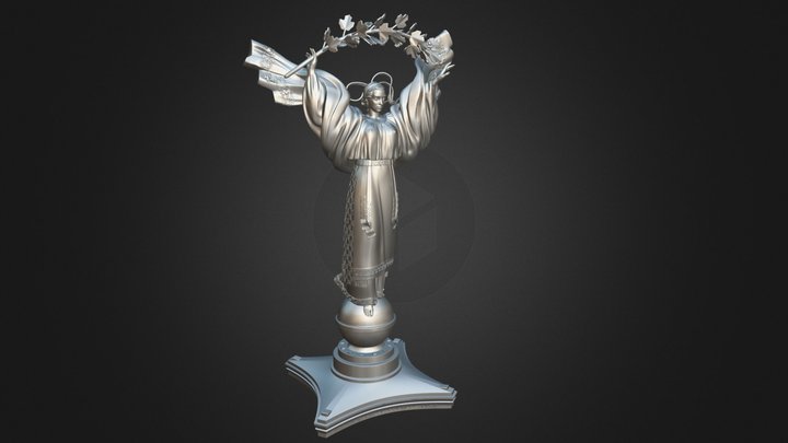 Independence Monument (Ukraine) 3D Model