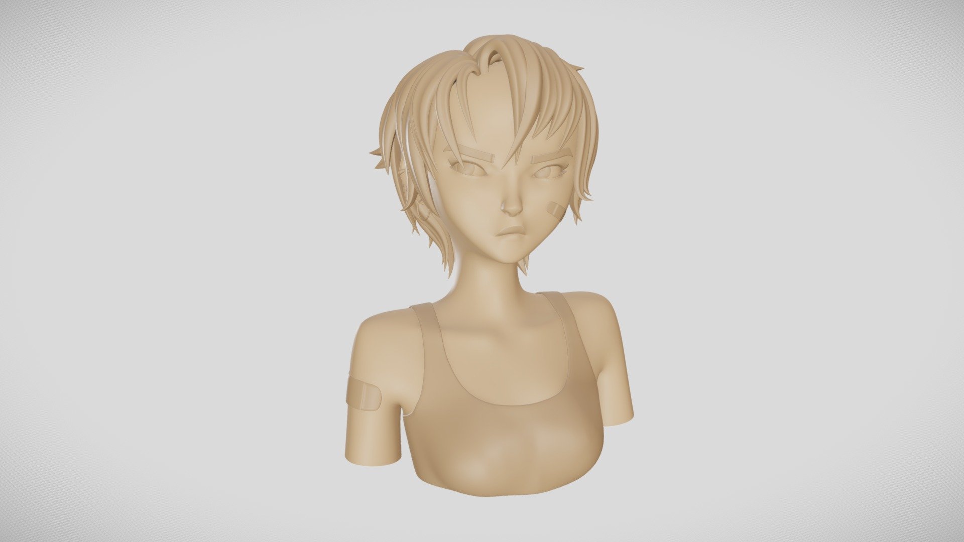 Tattoo Girl Fan Model