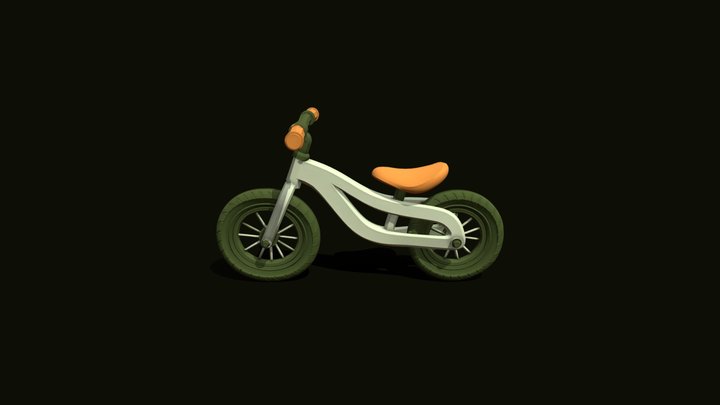 Balance Bike 3D Model