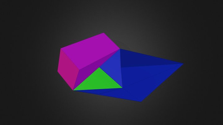 Sydler pi/4 polyhedron: Step 4 3D Model